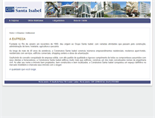 Tablet Screenshot of csisabel.com.br